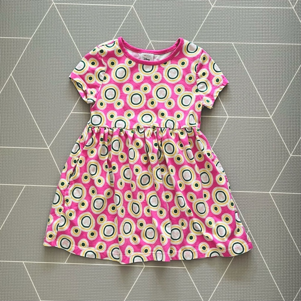Hanna Andersson Disney Mickey Mouse dress with pockets